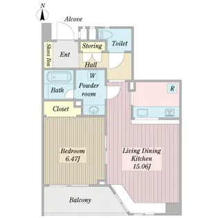 プラザ上大岡【3階】の間取り