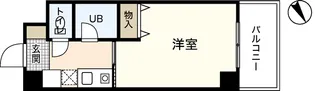 リバーサイド中村【2階】の間取り