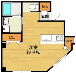 メゾンユタカ【2階】の間取り