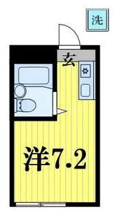 キャストールユミザ【2階】の間取り