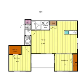 CRESTA 神山【2階】の間取り