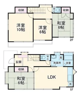 神奈川県川崎市麻生区岡上6【一戸建】の間取り