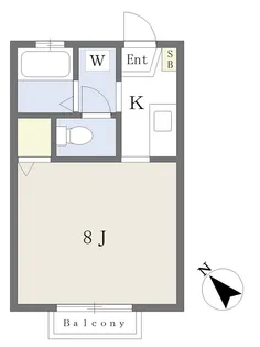 アースアイランドIII【2階】の間取り