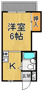 ヒルズ立花【3階】の間取り