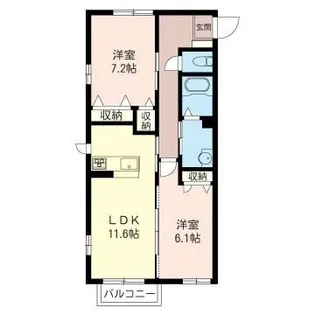 シルフィードA【1階】の間取り