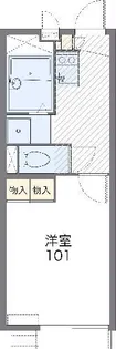レオパレス啓【2階】の間取り
