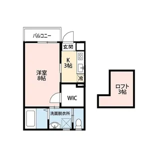 ラ・アンブル【2階】の間取り