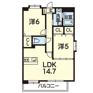 URBAN GRACE【9階】の間取り