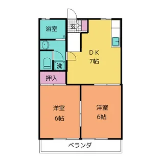 プロミスランド【1階】の間取り