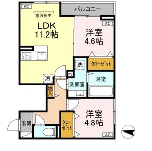 リアンメゾン【3階】の間取り