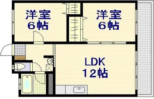 サンコーポ【2階】の間取り