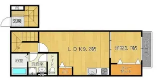 ラフィーノ長町南【3階】の間取り