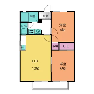 ヴィル・ヌーブ21【2階】の間取り