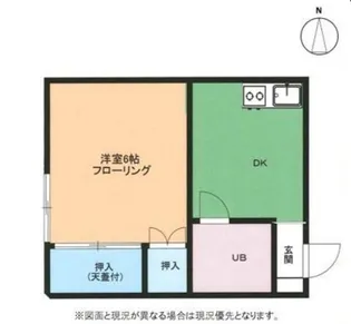 梅ヶ丘ハイツ【1階】の間取り