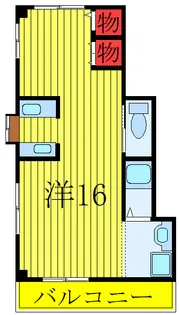 ハイツ今埜【2階】の間取り