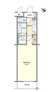 BLESS北新宿【1階】の間取り