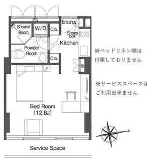 ウエリスアーバン品川タワー【9階】の間取り