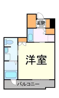 ラフィネタワー札幌南3条【8階】の間取り