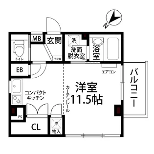 アンシャンテ【4階】の間取り