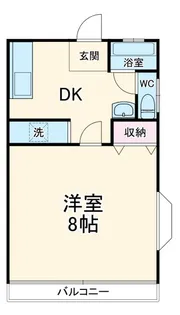 コーポサンフラワーI【2階】の間取り