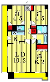 青戸パークホームズ【3階】の間取り