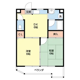 リリーハイツ【2階】の間取り