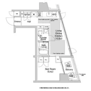 BPRレジデンス渋谷【5階】の間取り