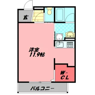 ボンジューネ【1階】の間取り
