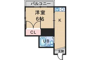 ラフォーレ豊中II【4階】の間取り