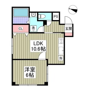 埼玉県和光市南1【マンション】の間取り