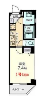 東京都台東区日本堤2【マンション】の間取り