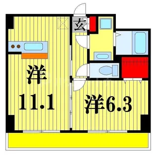 千葉県市川市鬼高4【マンション】の間取り
