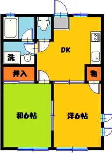 クレバーハイツ【1階】の間取り