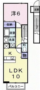 ピアI【2階】の間取り