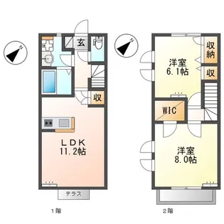 あかね荘の間取り