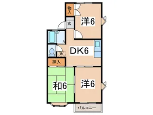 コト-シェ-ン【2階】の間取り