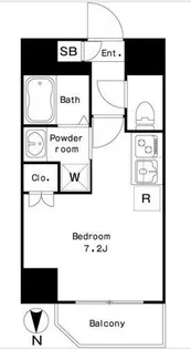 ラクラス中延【6階】の間取り