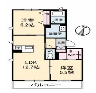 広島県福山市蔵王町3【マンション】の間取り