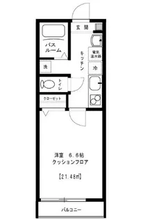 東京都国分寺市本多1【アパート】の間取り