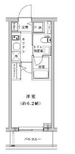 ライジングプレイス登戸【3階】の間取り