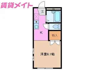 レーベンハイムIII【2階】の間取り