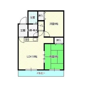熊本県菊池市西寺【アパート】の間取り