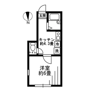 CASA北赤羽【1階】の間取り