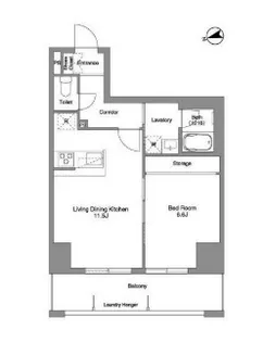 東京都新宿区西新宿8【マンション】の間取り