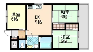ハイツユートピア【4階】の間取り