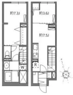 ソラシアレジデンス学芸大学IIの間取り