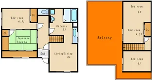 兵庫県明石市東朝霧丘【一戸建】の間取り