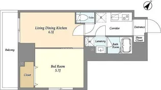 KDXレジデンス町田North【9階】の間取り