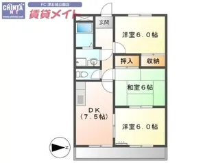 らべんだー【1階】の間取り