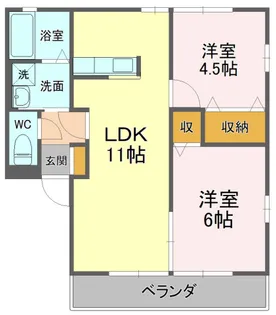 紅葉【1階】の間取り